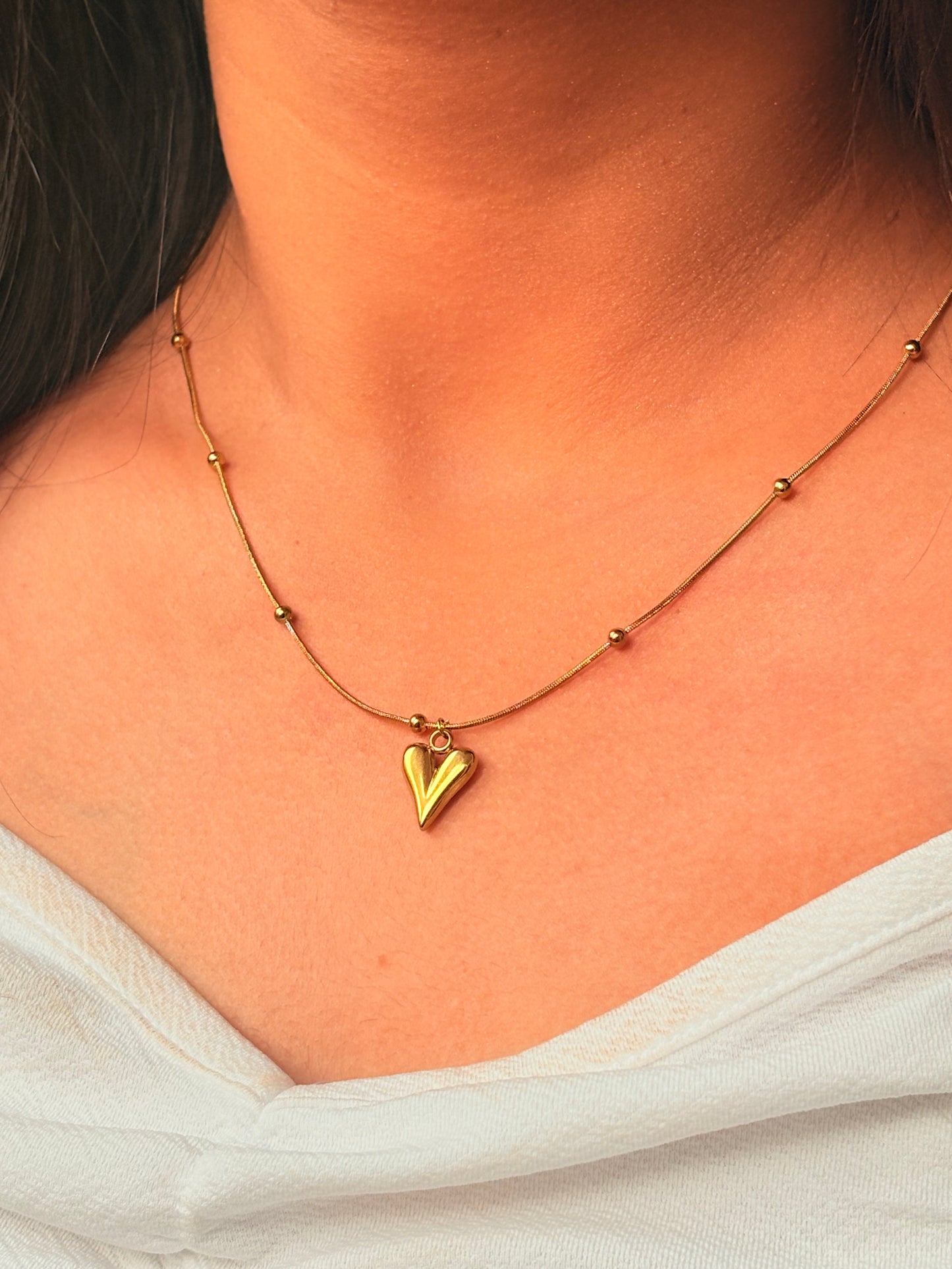 Sculpted Heart Pendant