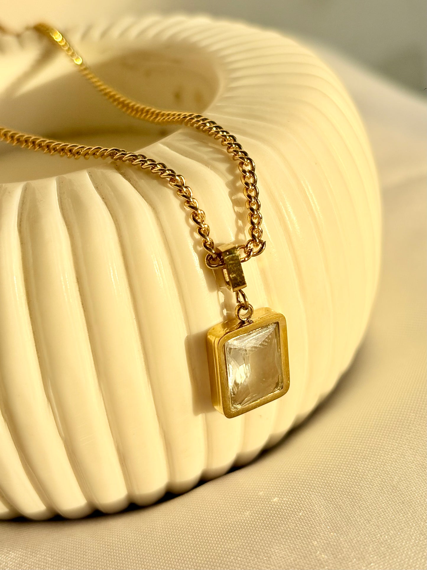 Classic Square Chain Pendant