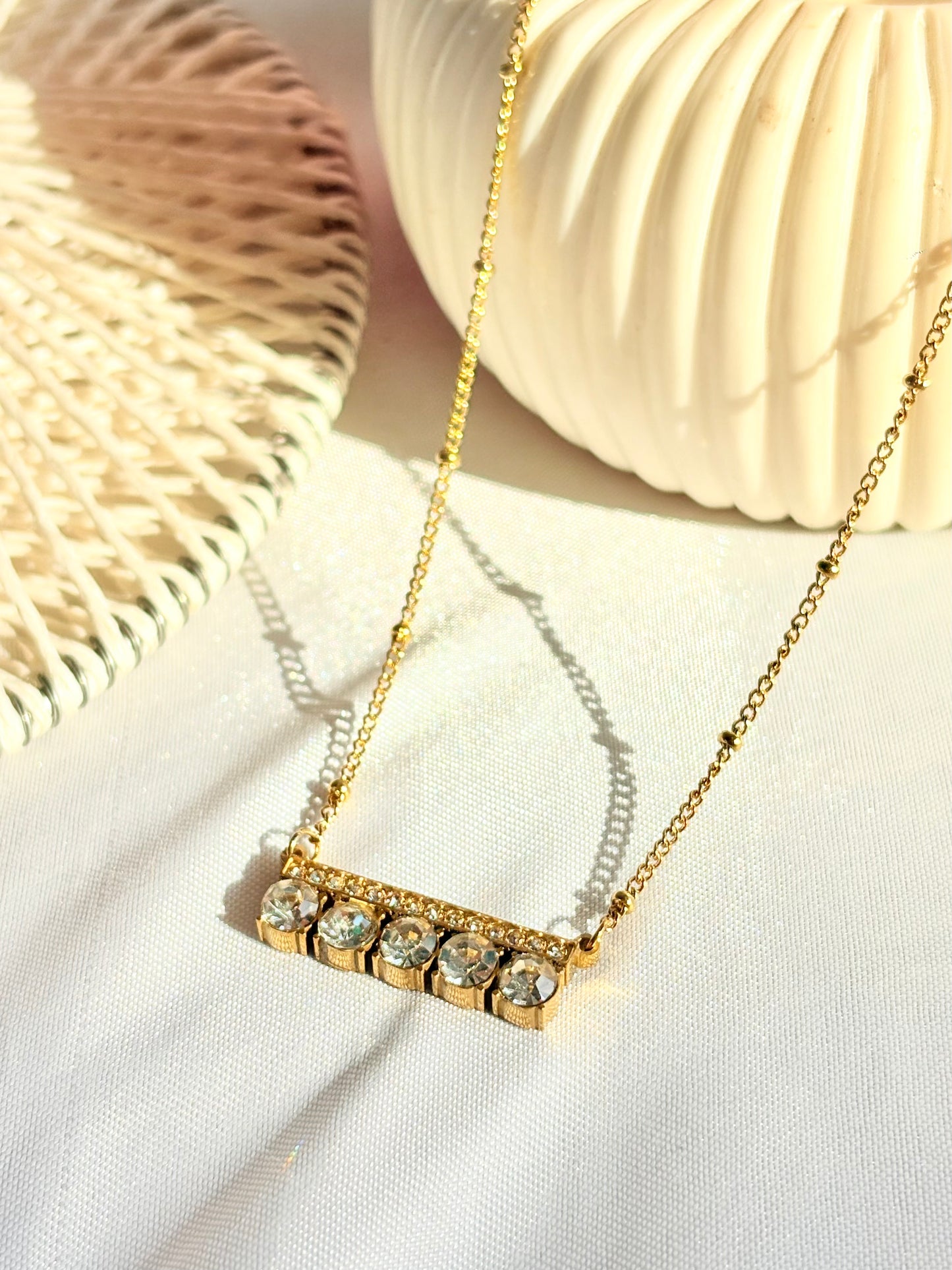 Crystal Bar Elegance Pendant
