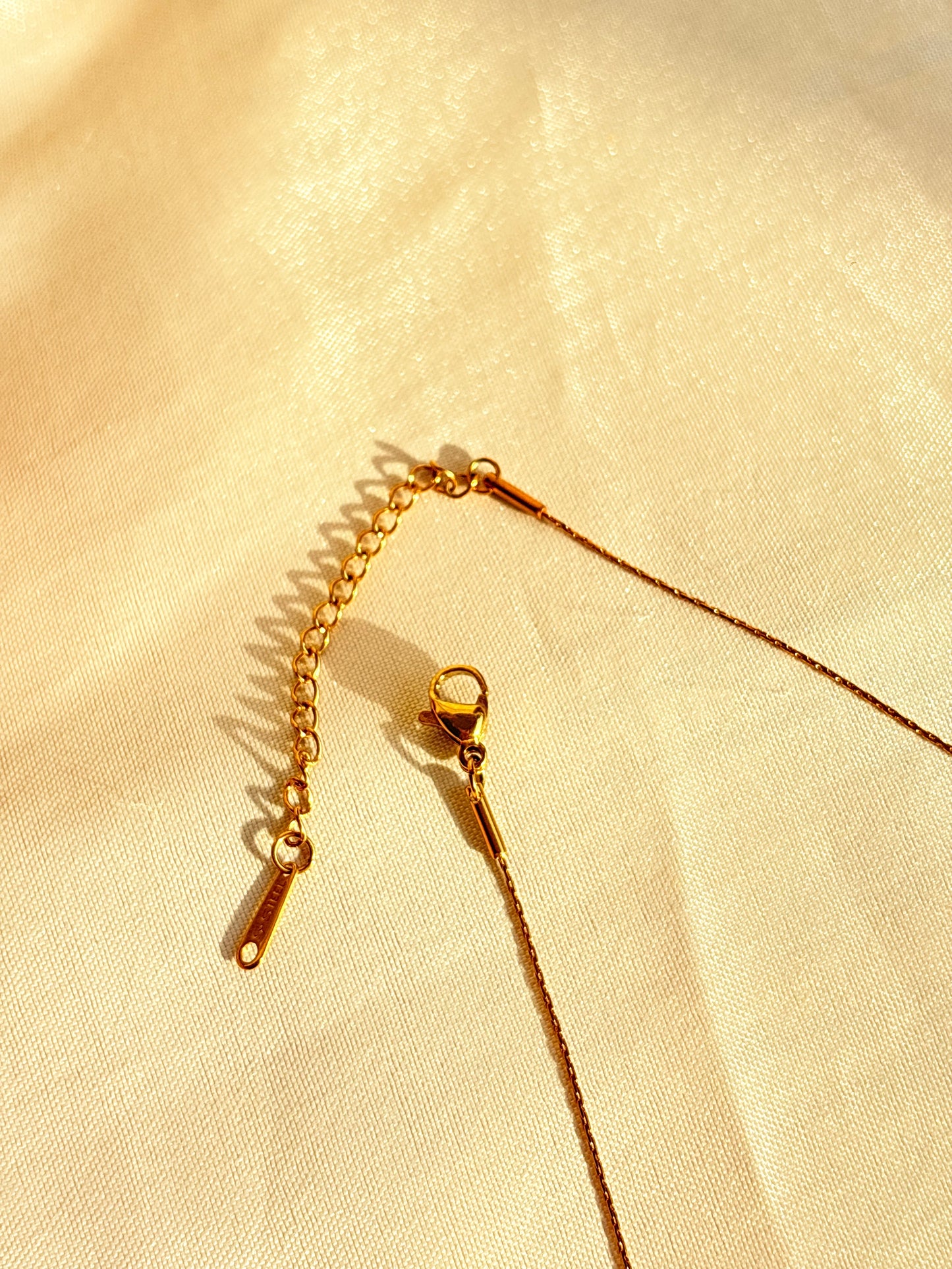 B solitaire charm drop