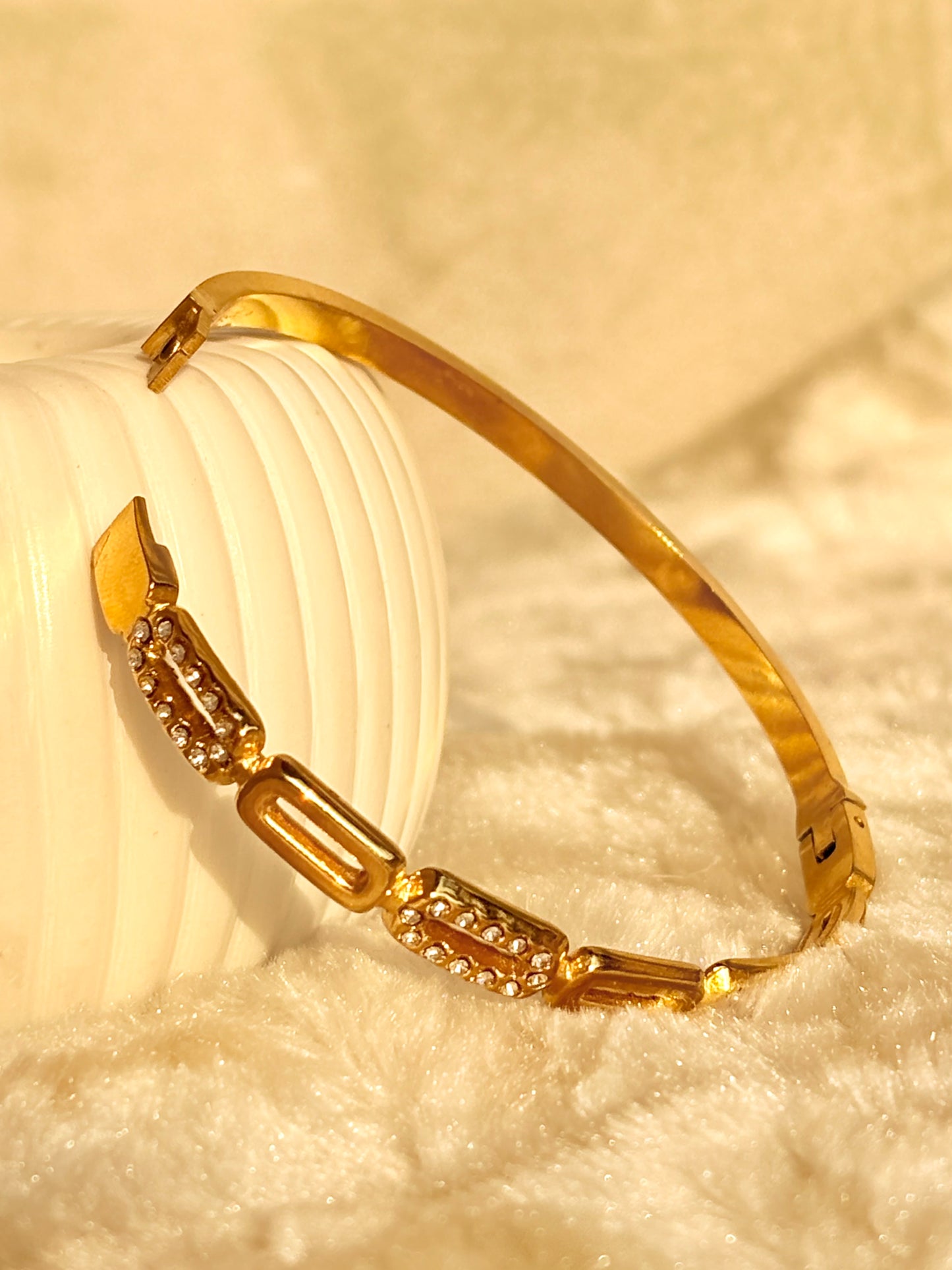 Vintage Link Crystal Bracelet