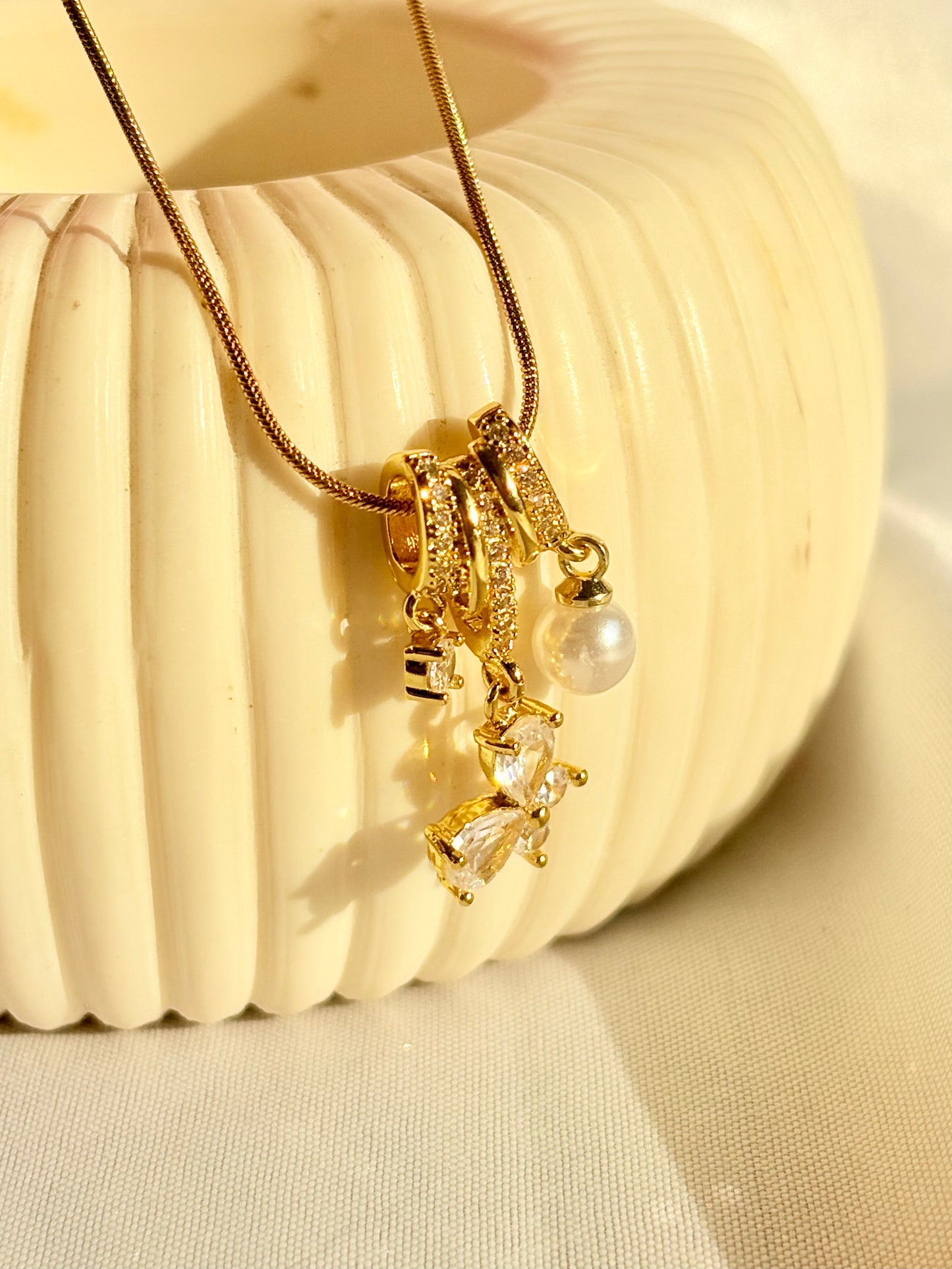 Celeste Pearl Bloom Pendant