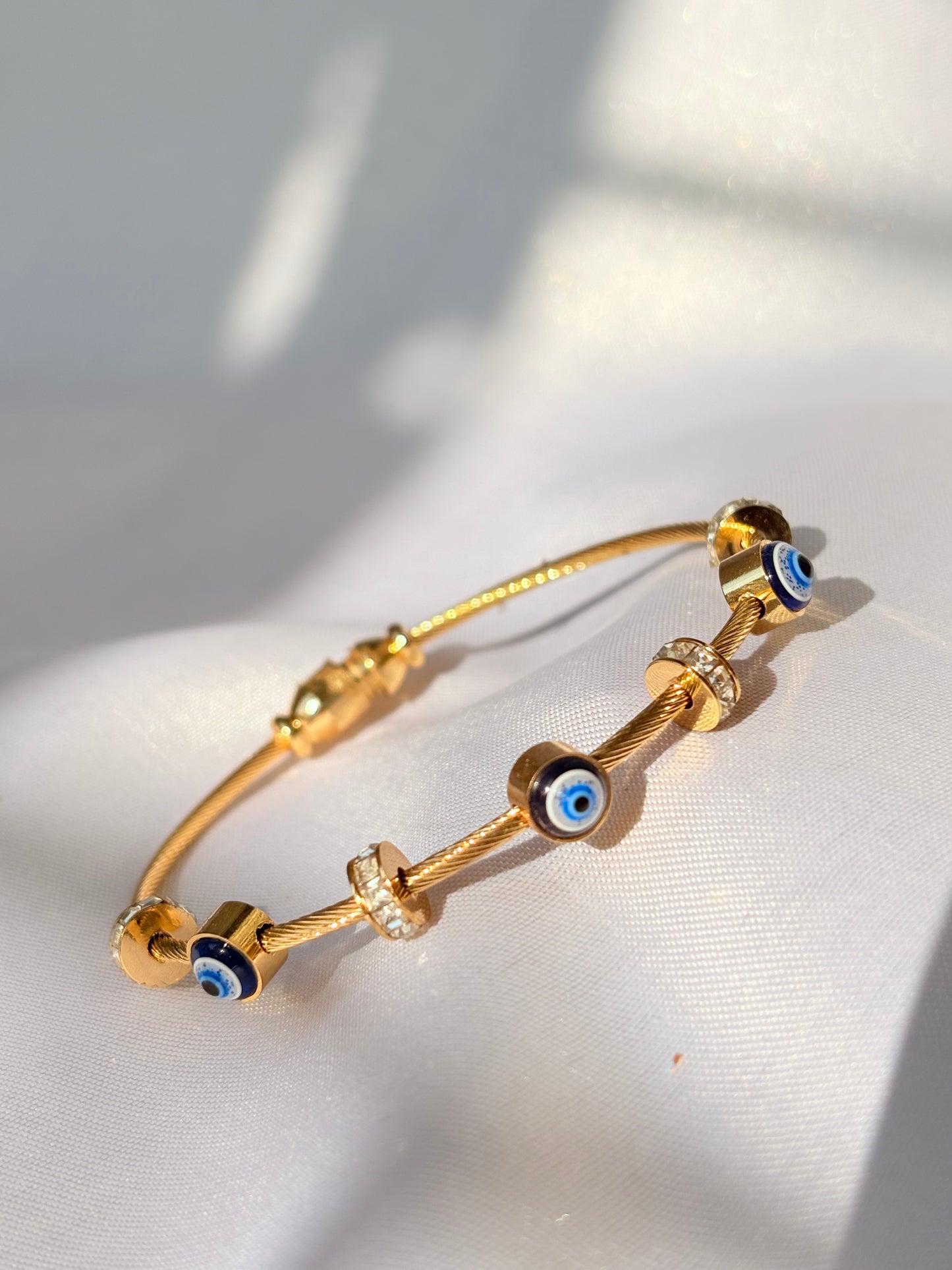 Gold Evil Eye Bracelet