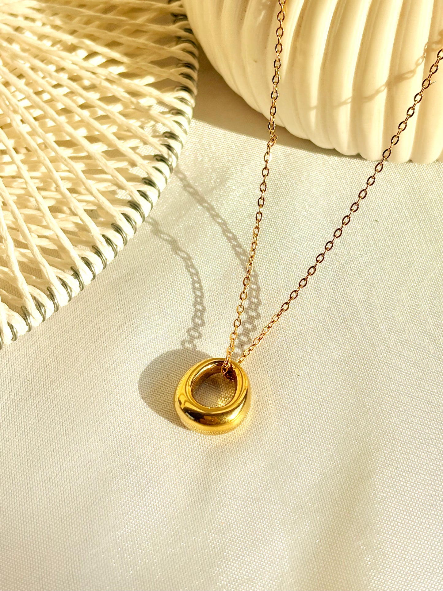 Classic Hoop Charm Pendant