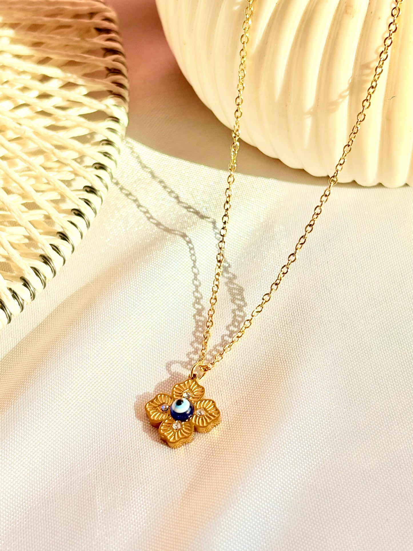 Evil Eye Bloom Pendant