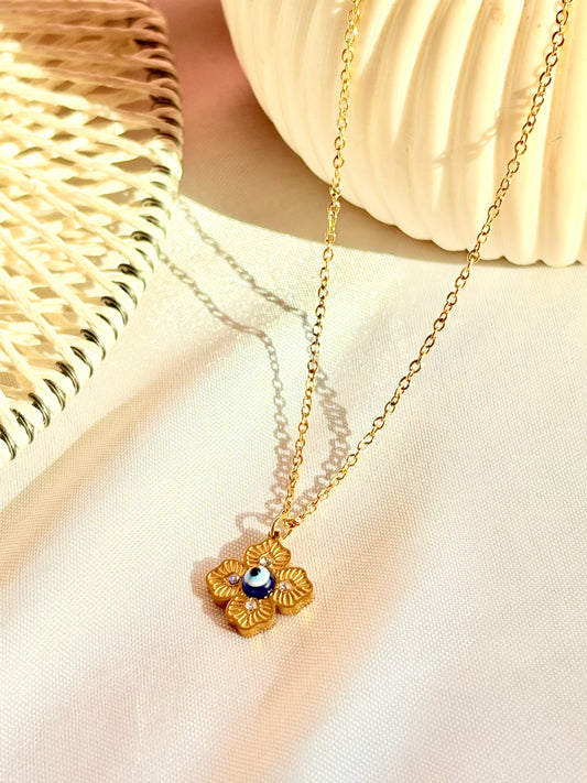 Evil Eye Bloom Pendant