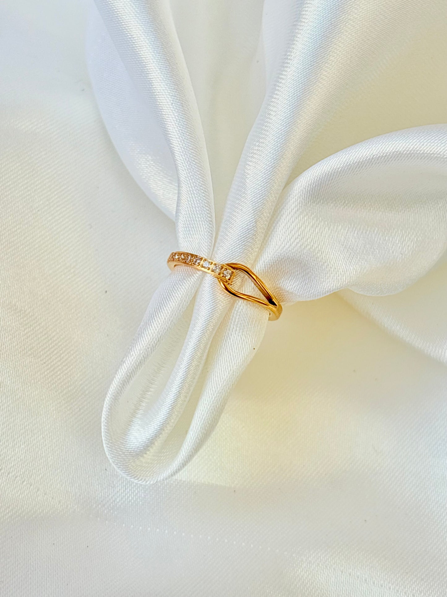 Regal Halo Charm Ring