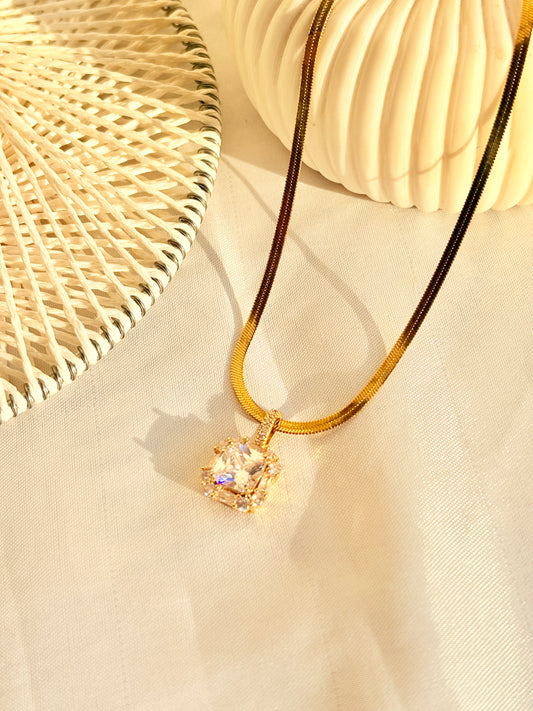 Crystal Glow Statement Pendant