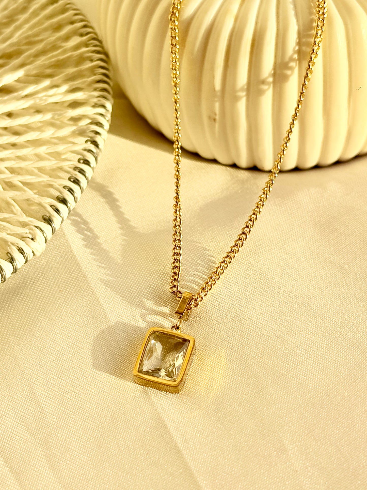 Classic Square Chain Pendant