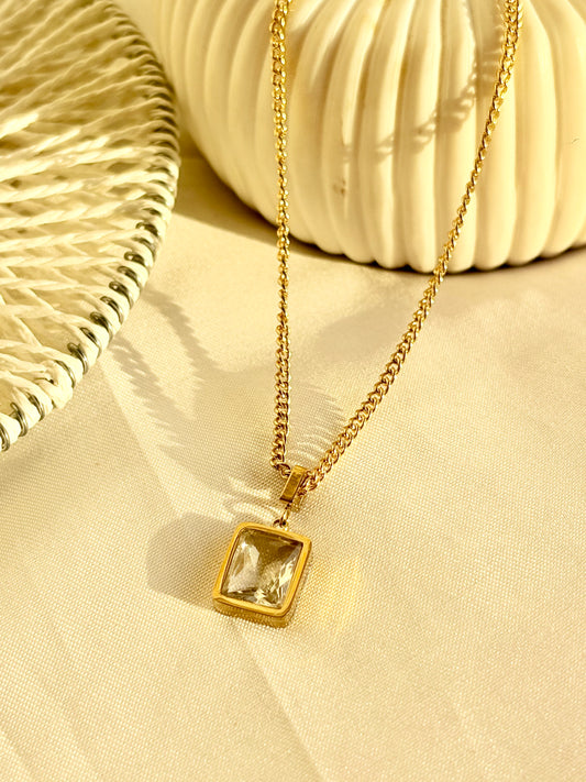 Classic Square Chain Pendant