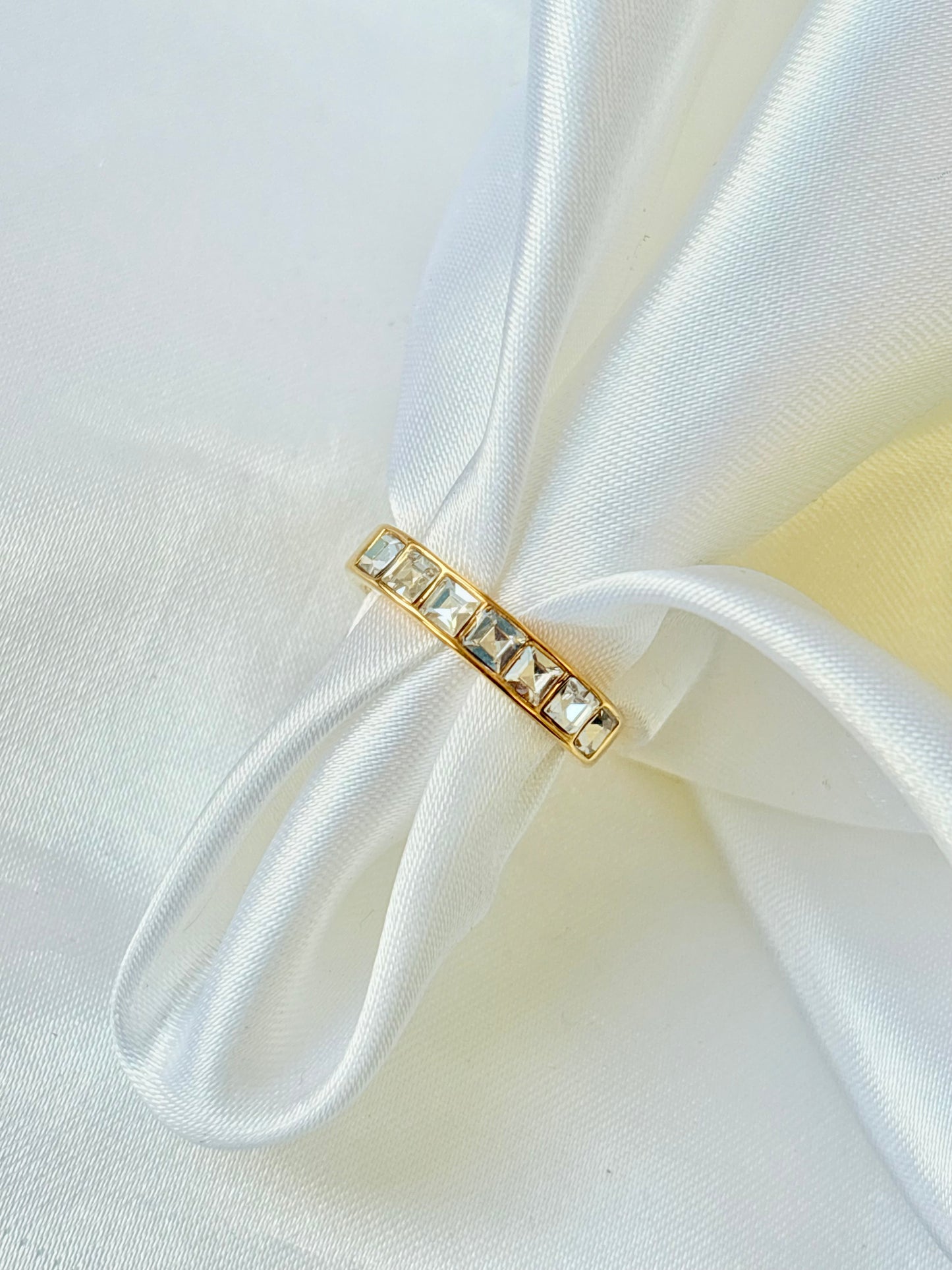 Linear Glow Statement Ring