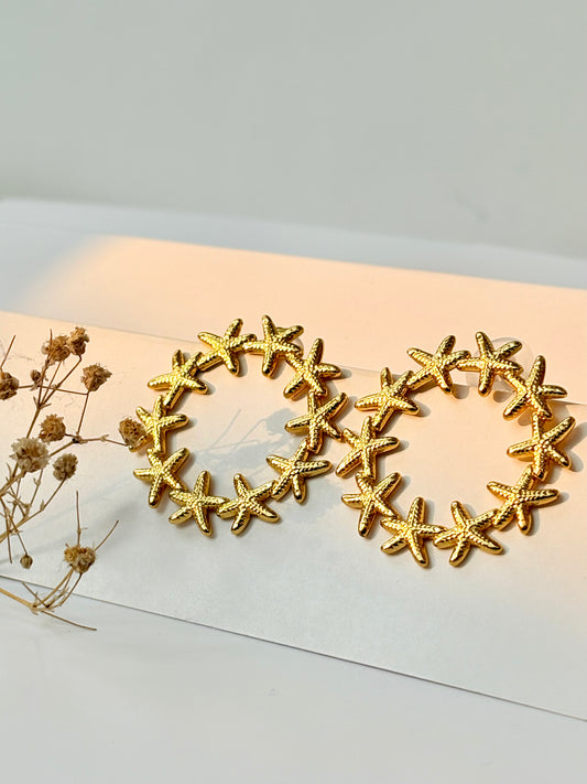 Golden Tibe Earings