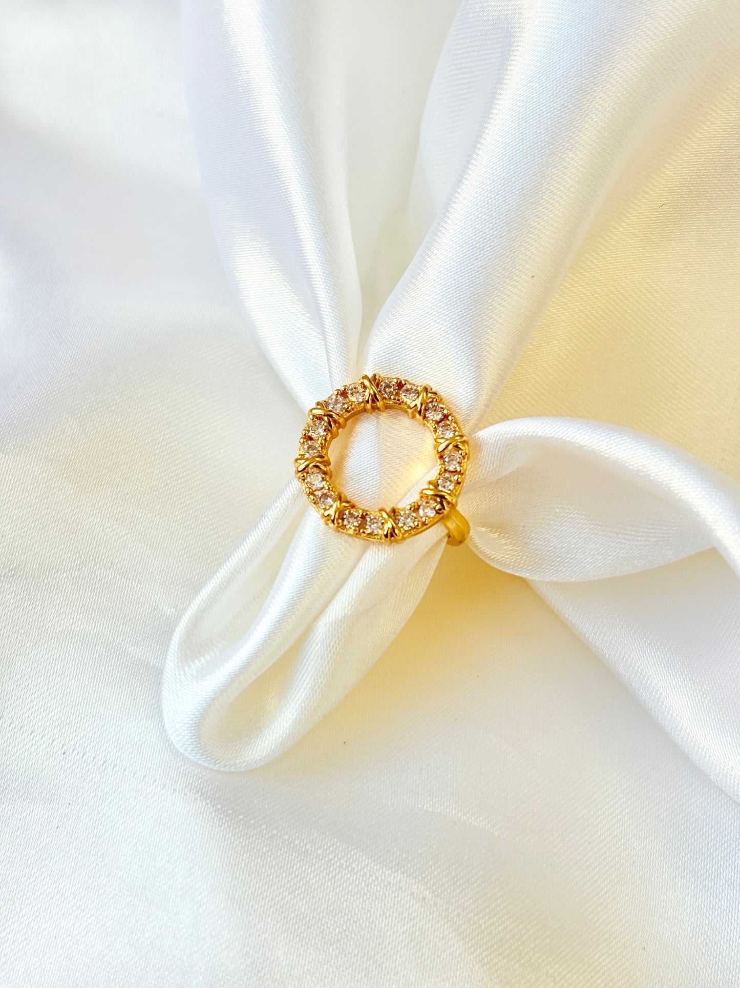 Crystal Halo Luxe Ring