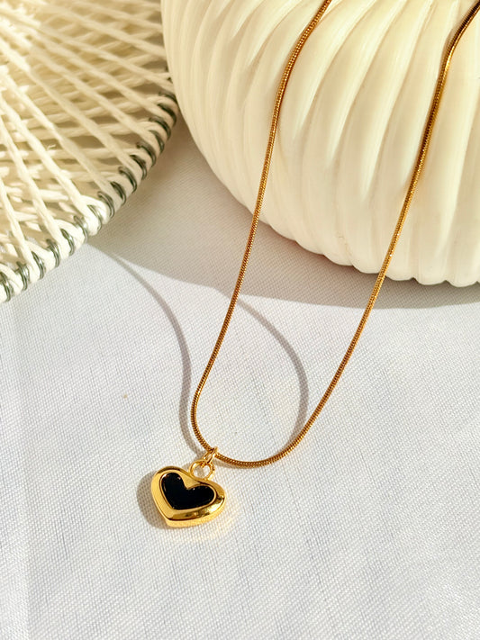 Golden Heart loop Pendant