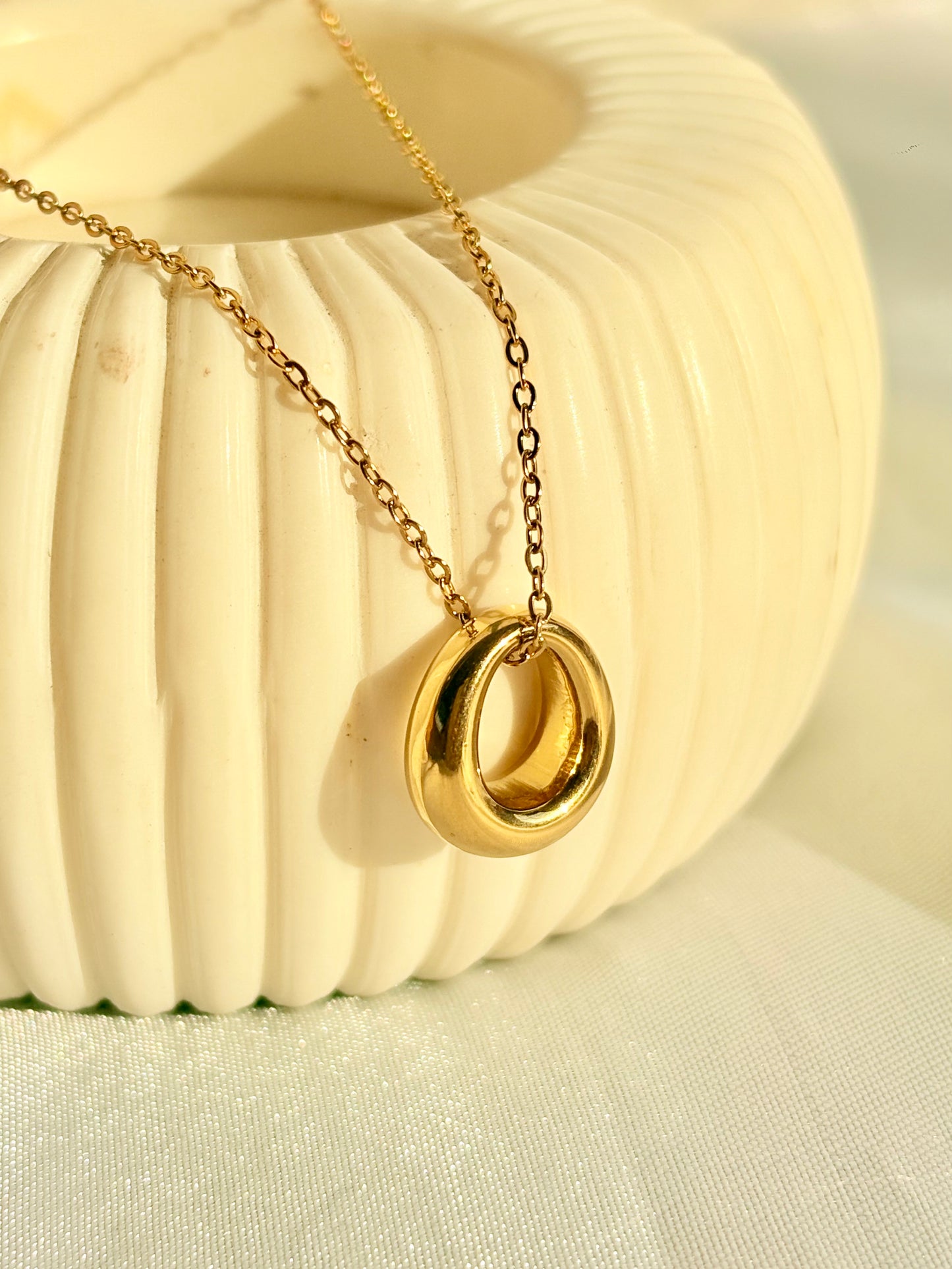 Classic Hoop Charm Pendant