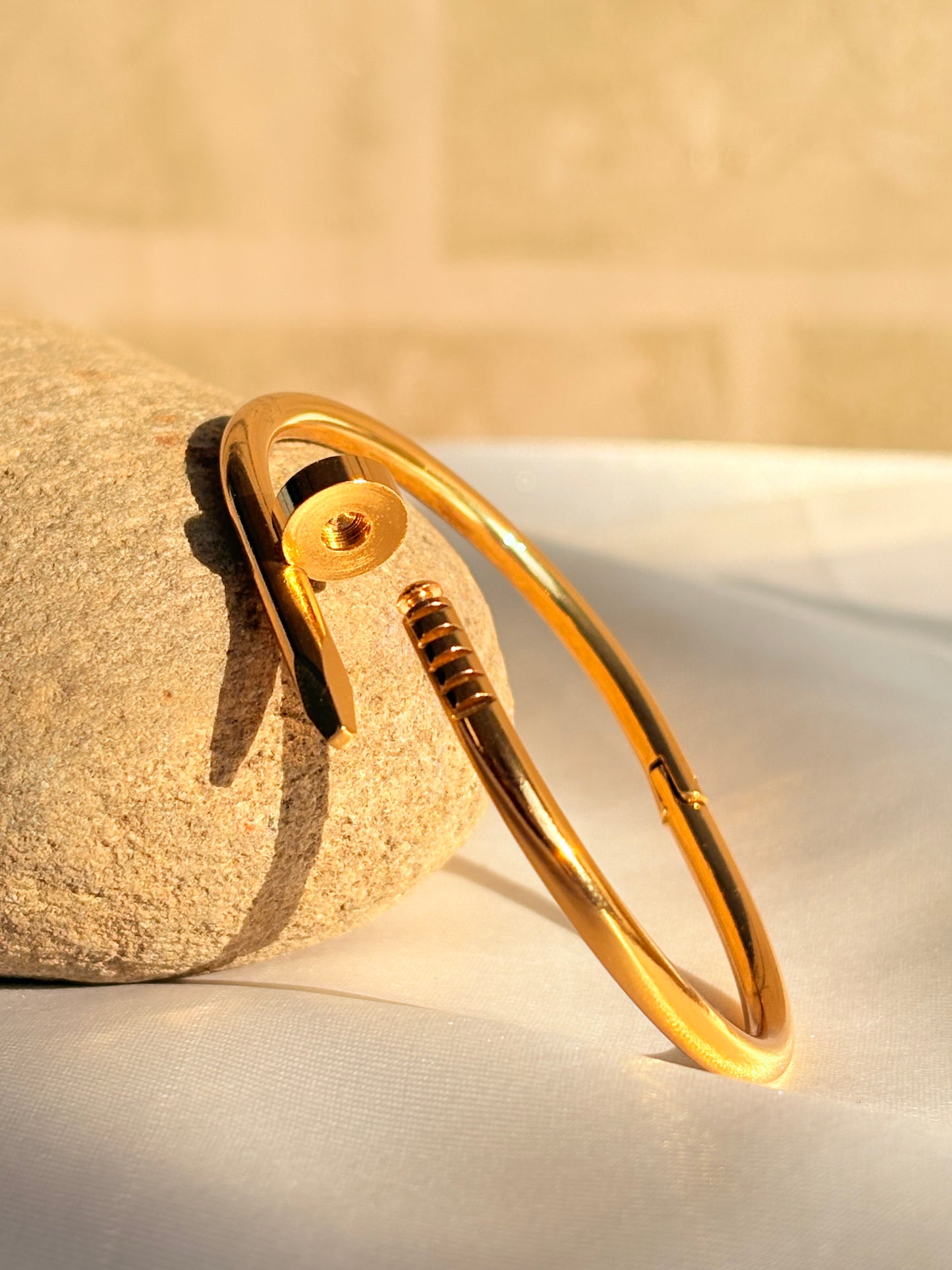 Golden Nail Lufe Cuff