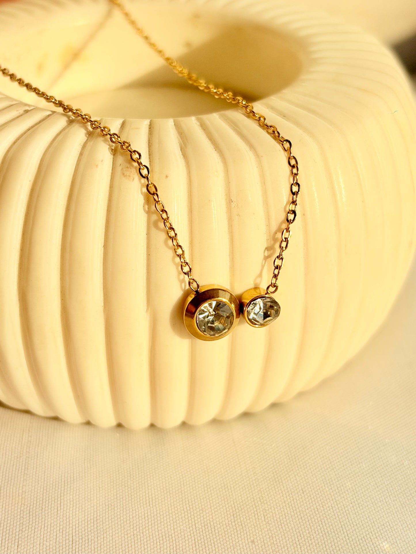 Luna Twin Spark Pendant