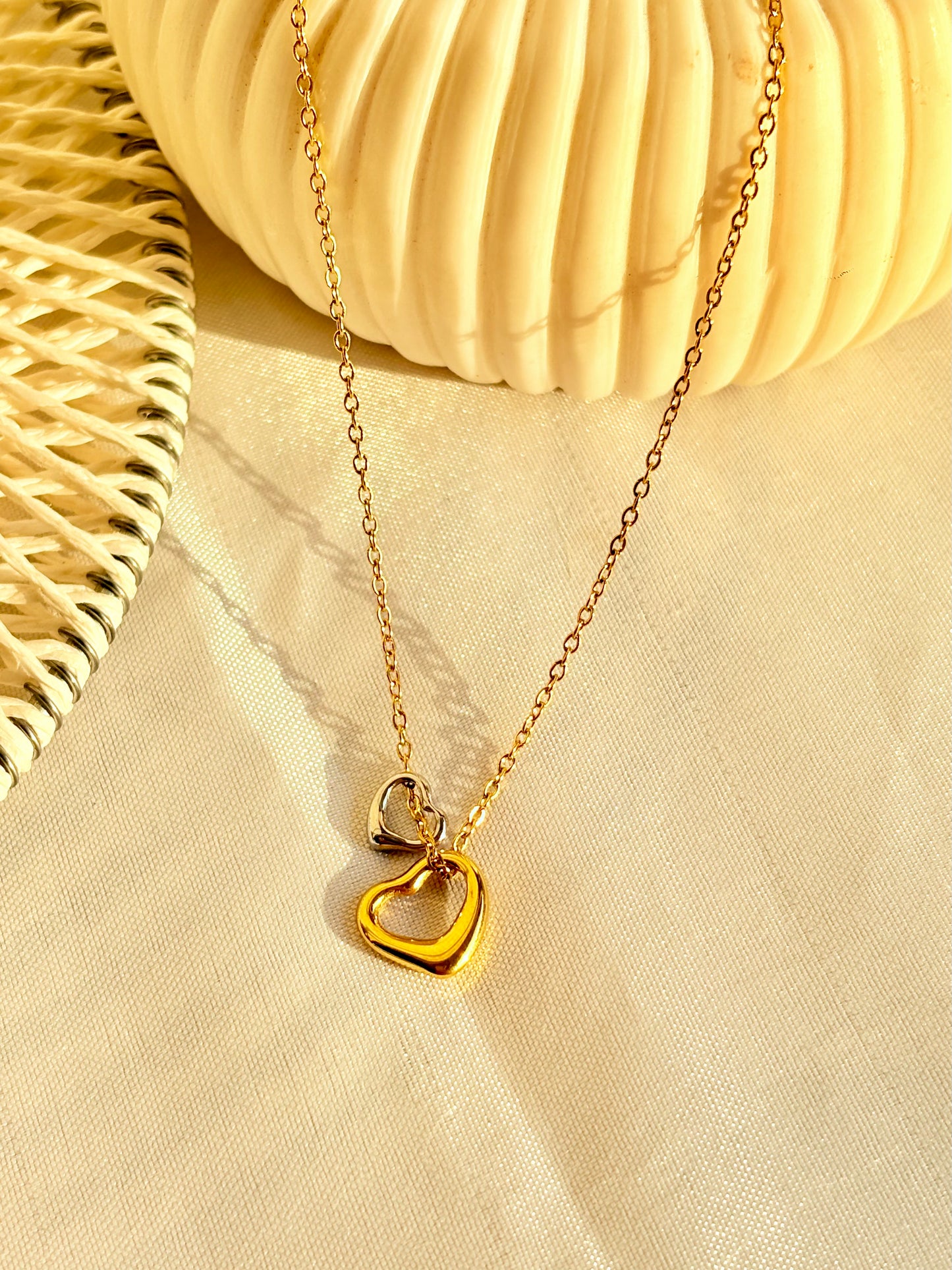 Twin Heart Love Pendant
