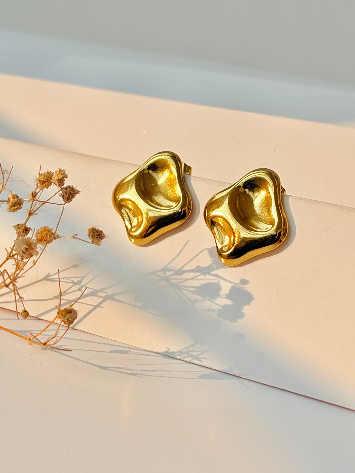 Liquid Gold Studs