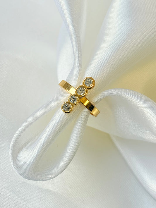 Crystal Dot Minimal Ring