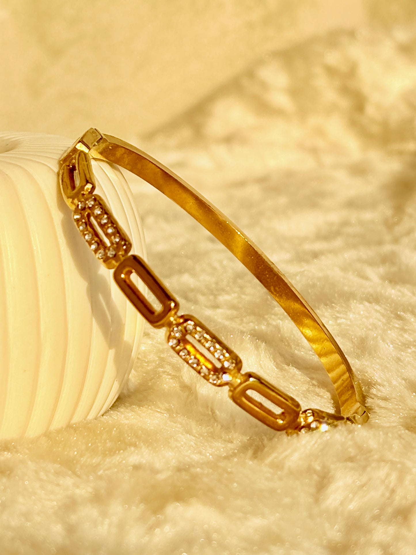 Vintage Link Crystal Bracelet