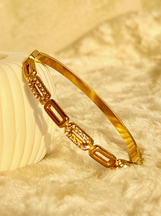 Vintage Link Crystal Bracelet