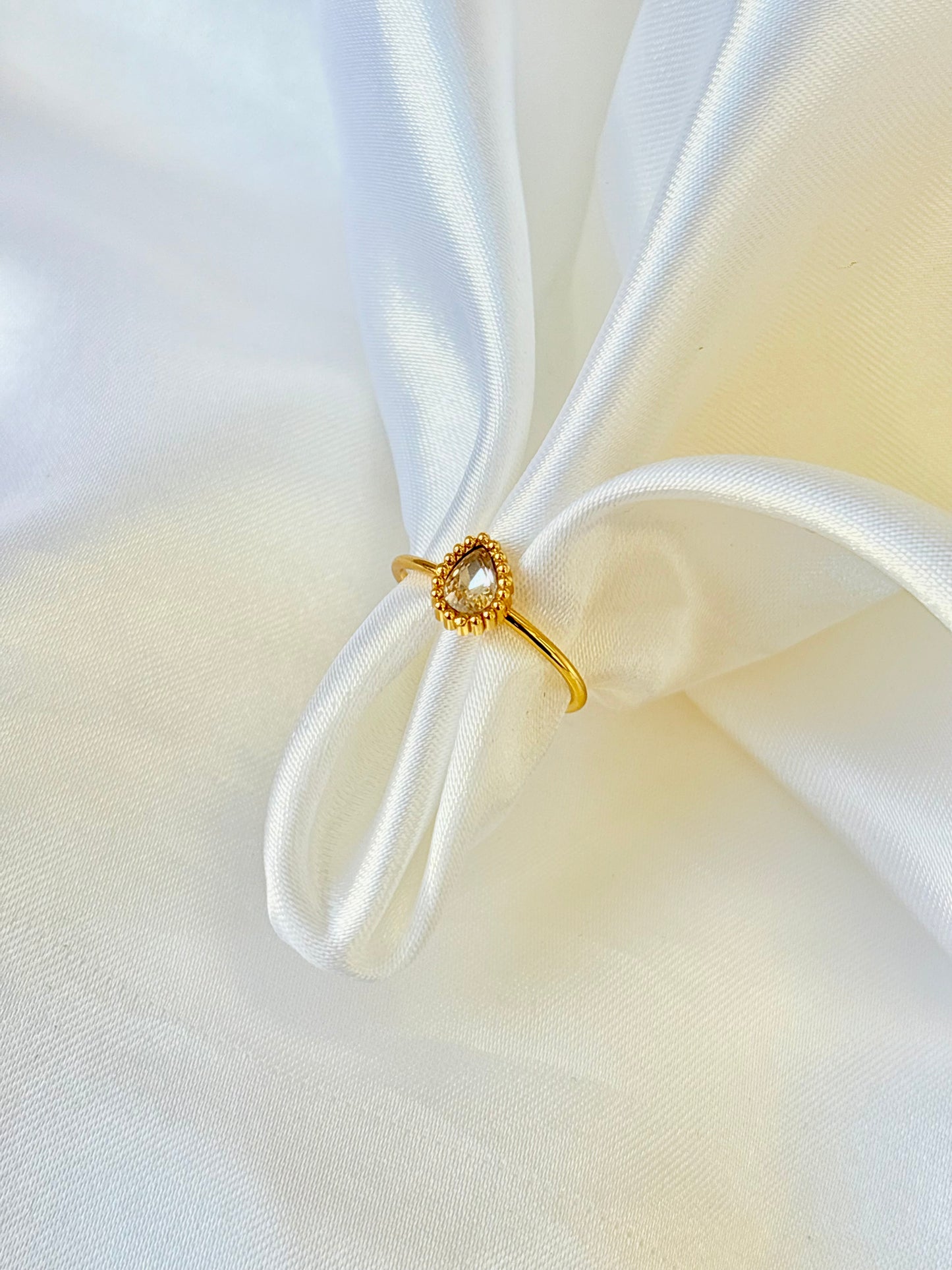 Dainty Drop Elegance Ring