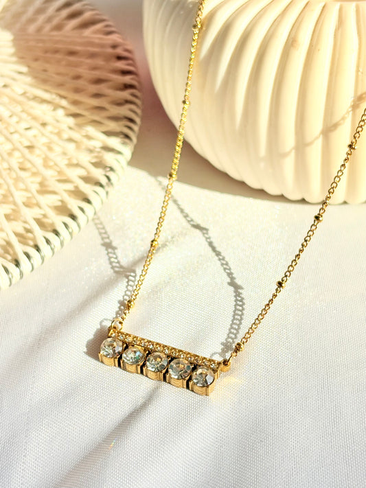 Crystal Bar Elegance Pendant