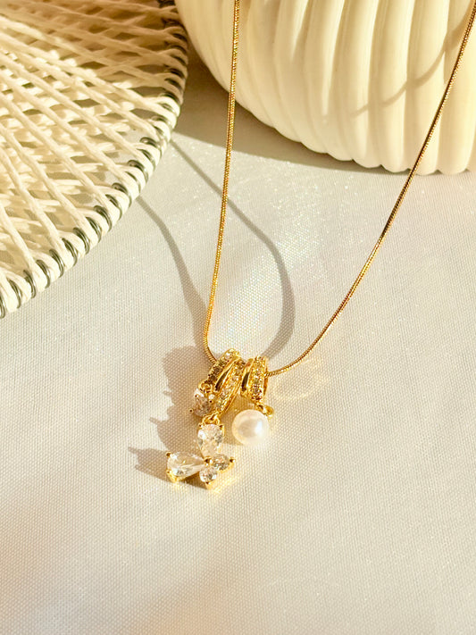 Celeste Pearl Bloom Pendant