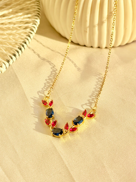 Royal Midnight Arc Necklace