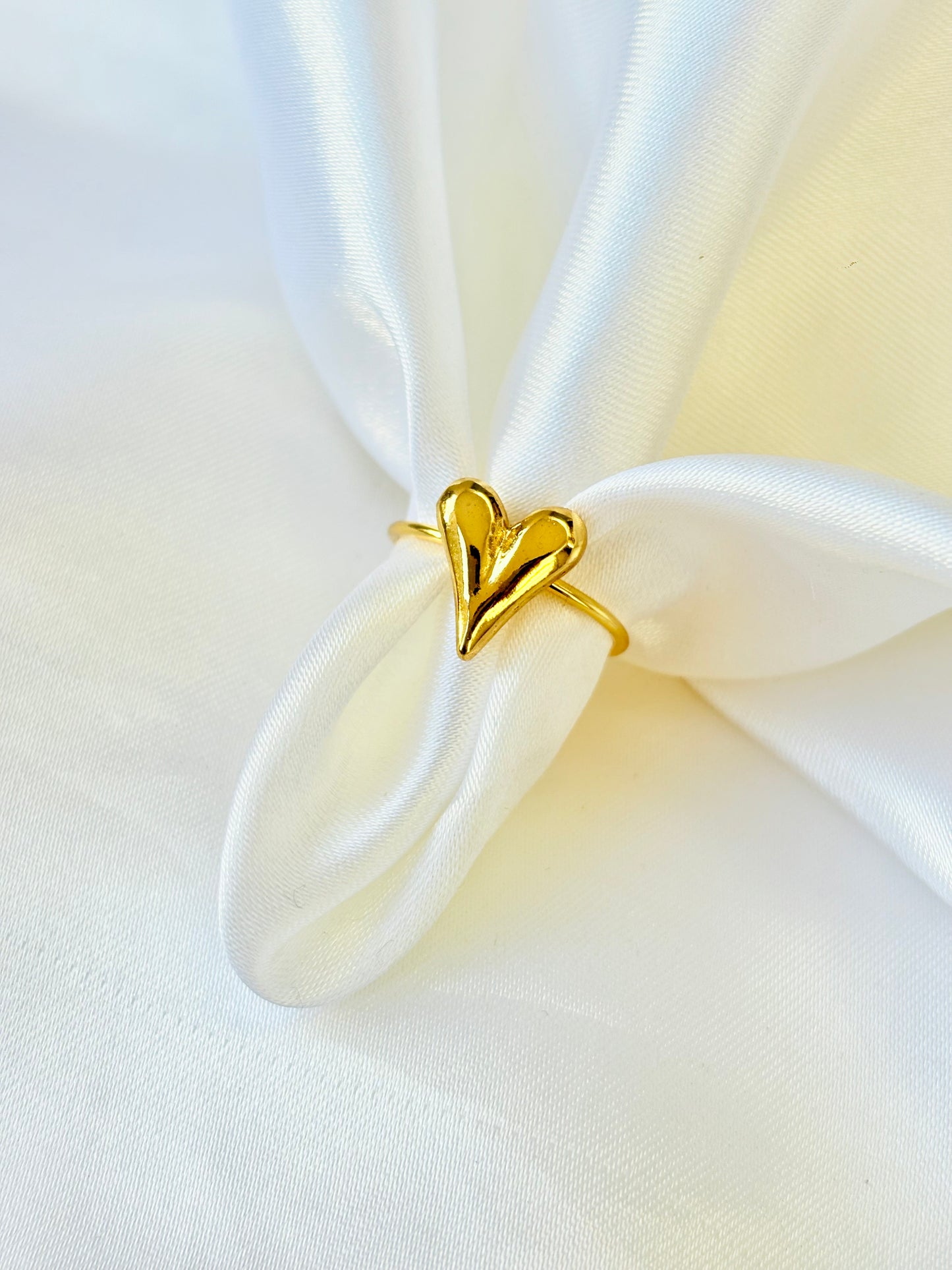 Golden Love Whisper Ring