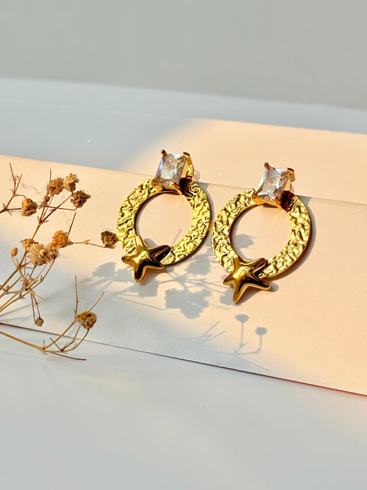 Starfall Hoop Earings