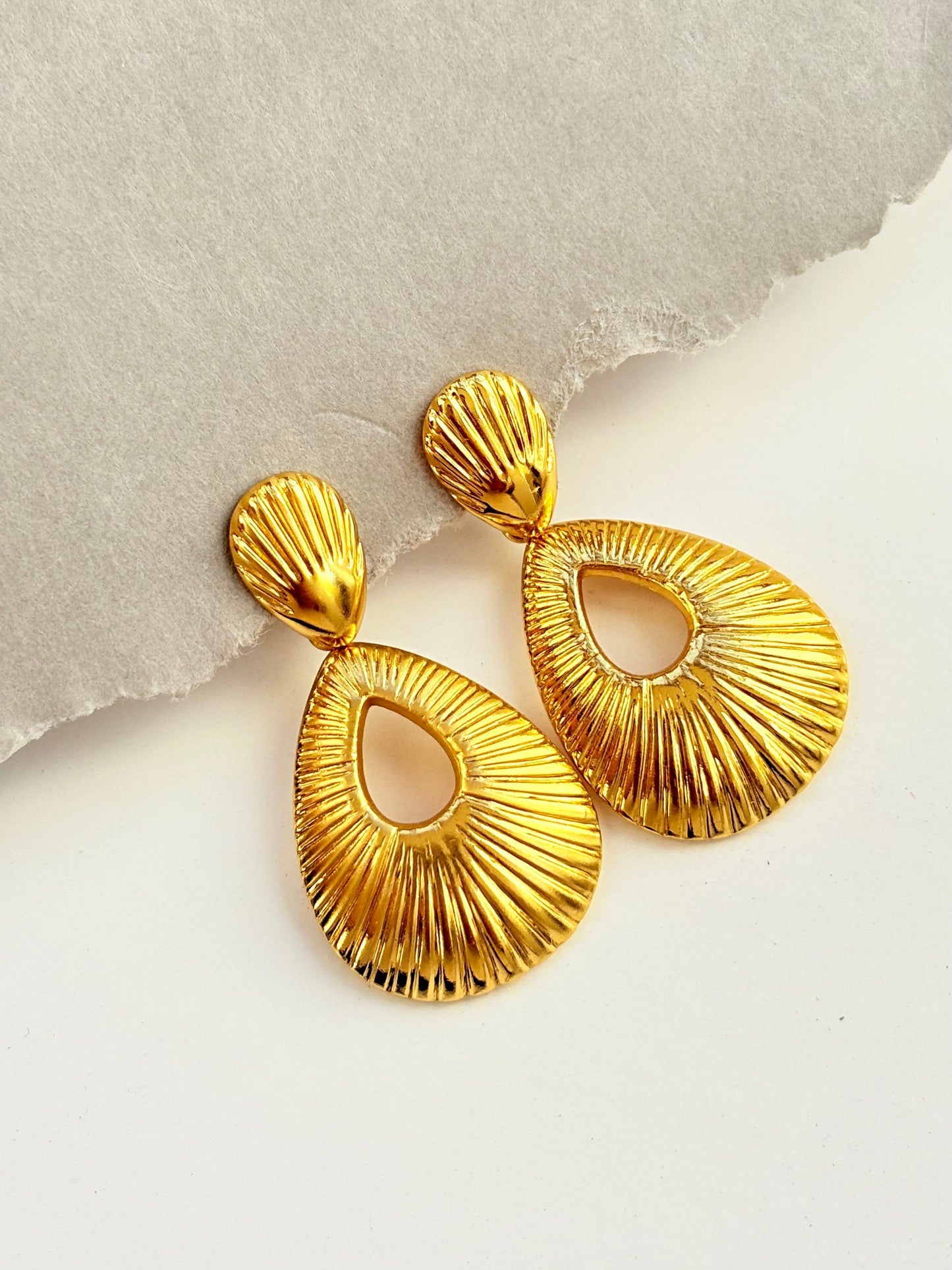 Sunburst Drop Earings