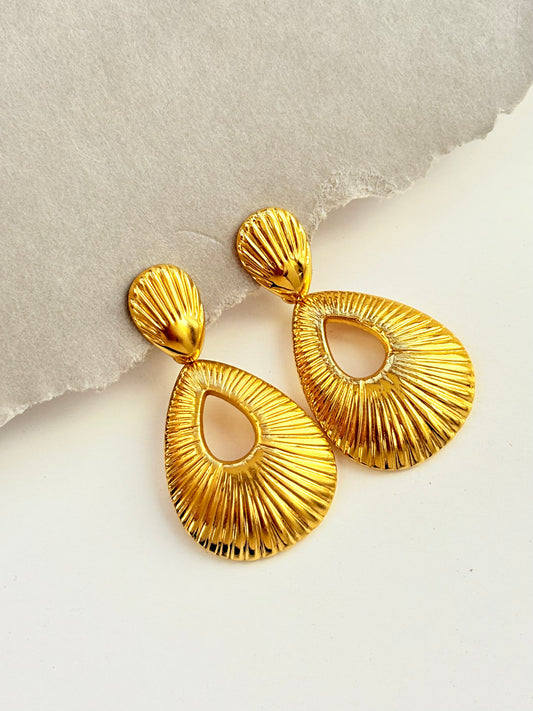 Sunburst Drop Earings