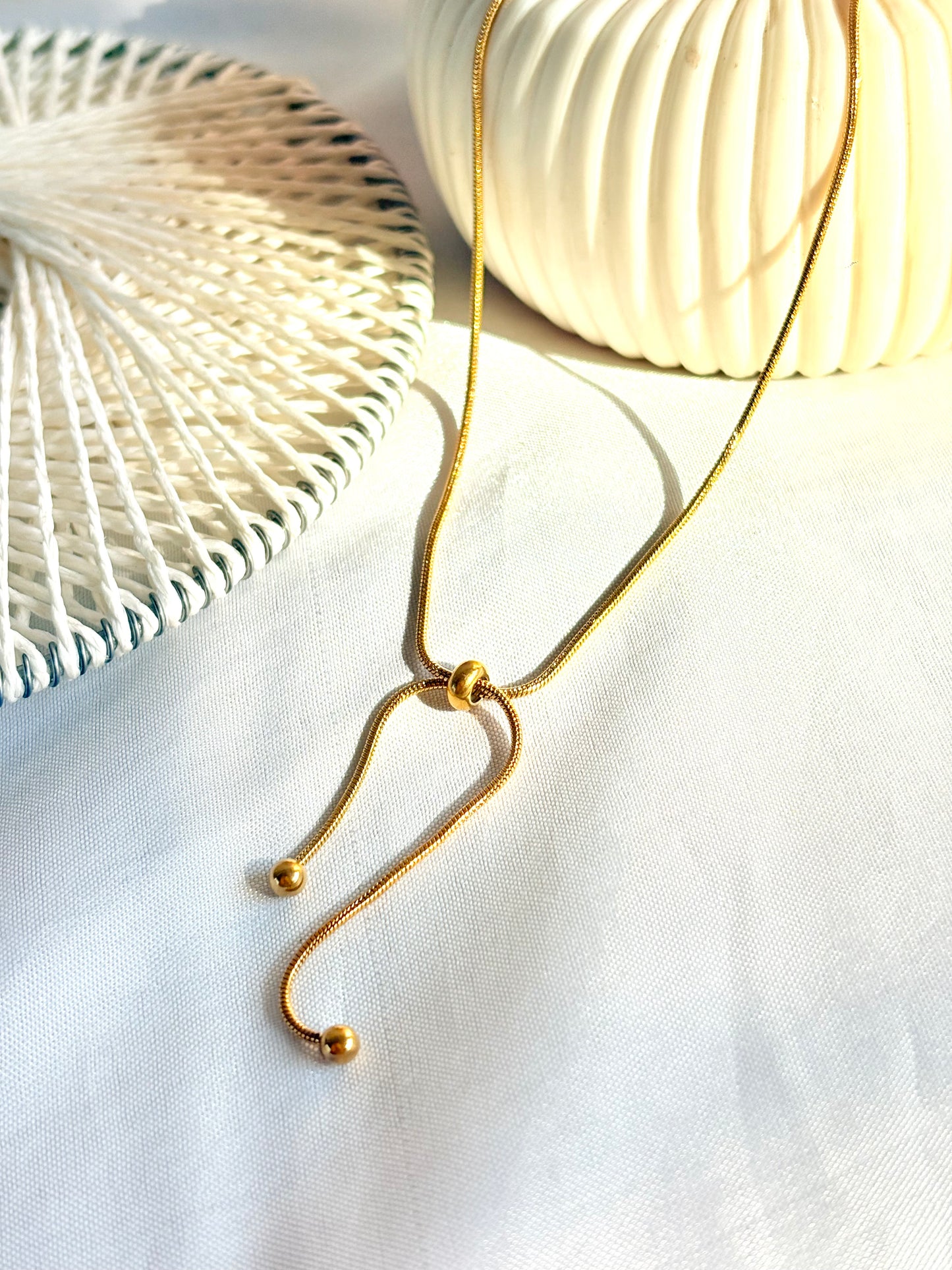 Minimal Slider Chain Pendant